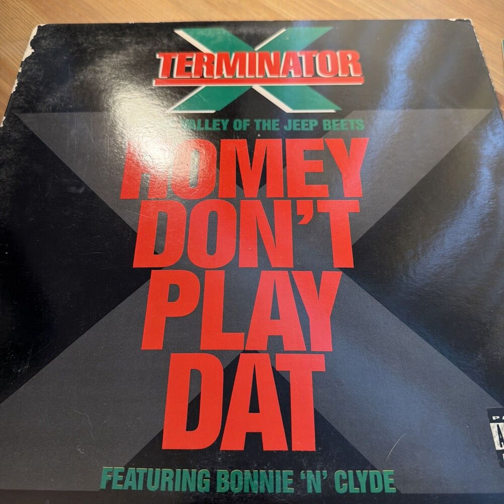 Terminator X & The Valley Of The Jeep Beets Homey Don't Play Dat 1991 Vinyl
